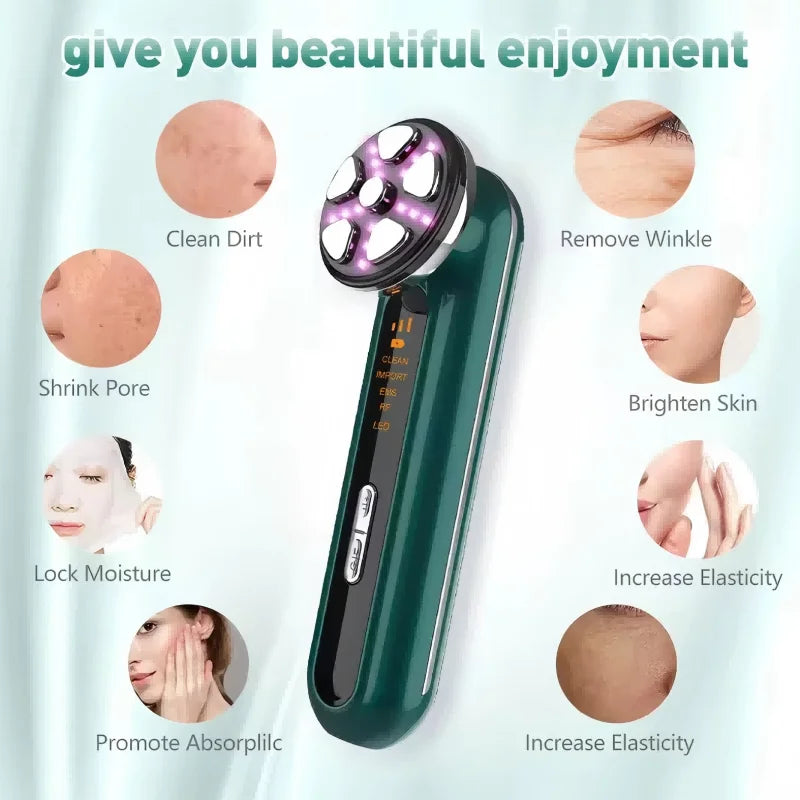 Microcurrent Facial & Neck Device - LED Photon Rejuvenation