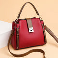 Small PU Leather Bucket Shoulder Bag