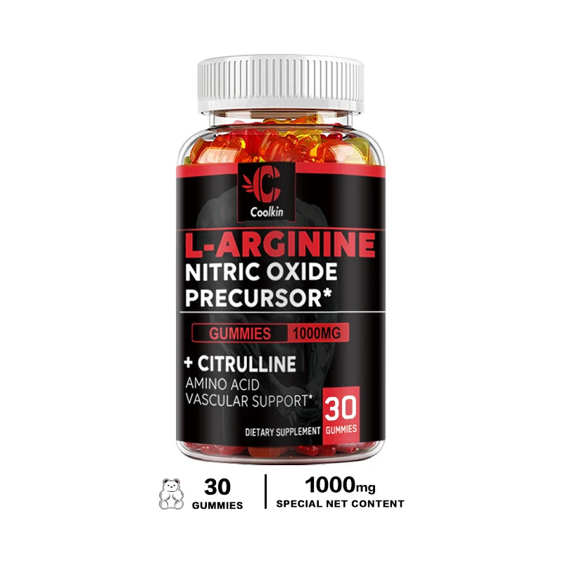 L-Arginine Supplement - Muscle Strength & Blood Flow Support