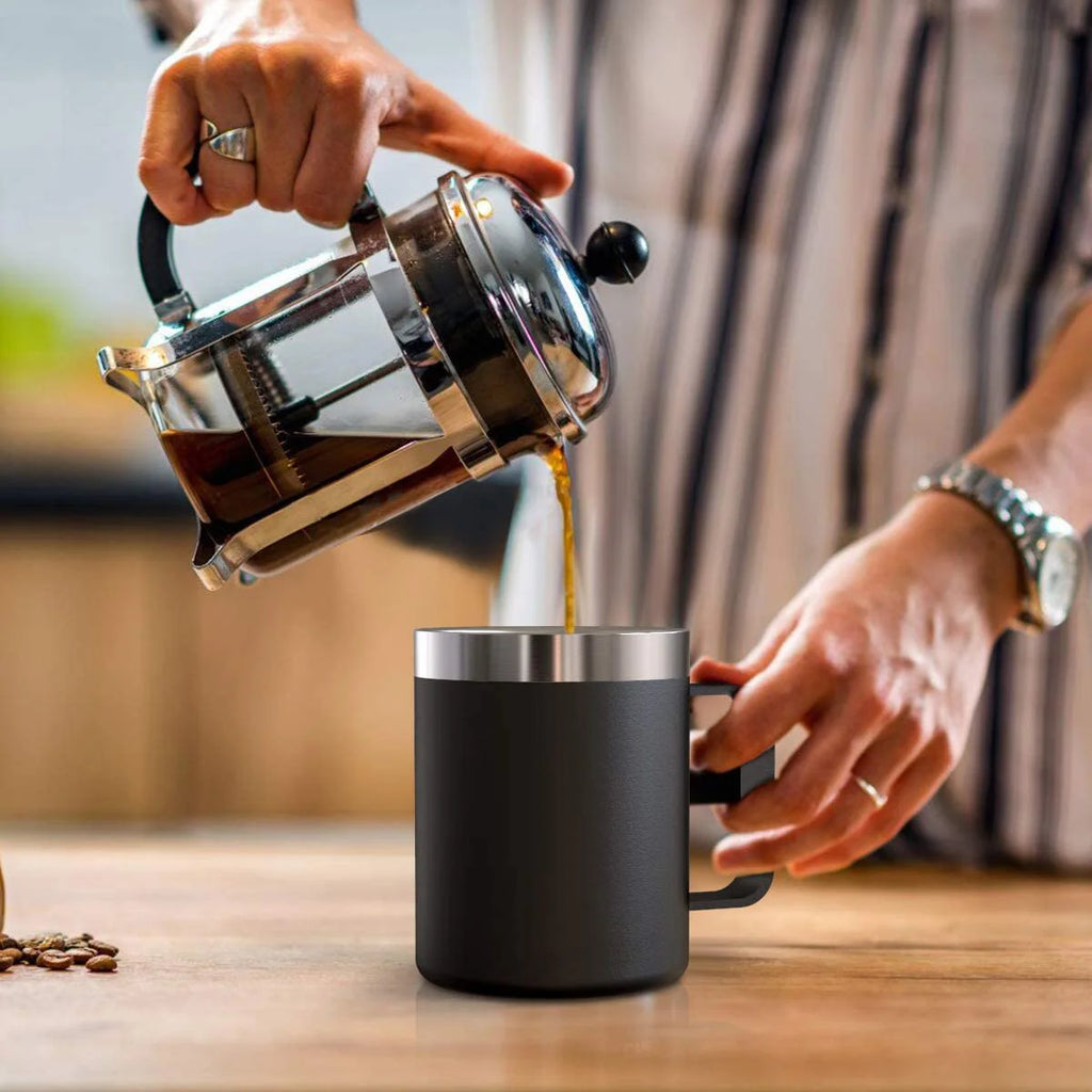 Stainless Steel Insulated Coffee Mug 360ml Tumbler Cup with Lid for Hot & Cold Drinks