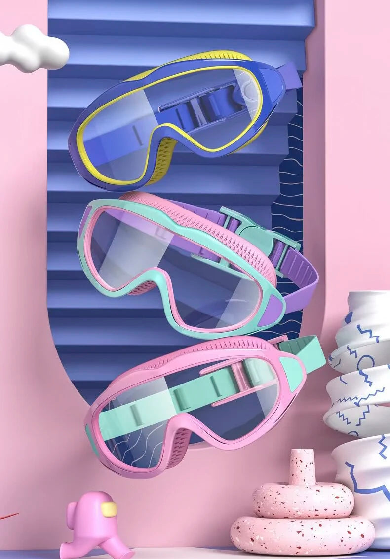 Kids Anti-Fog UV-Protection Swimming Goggles