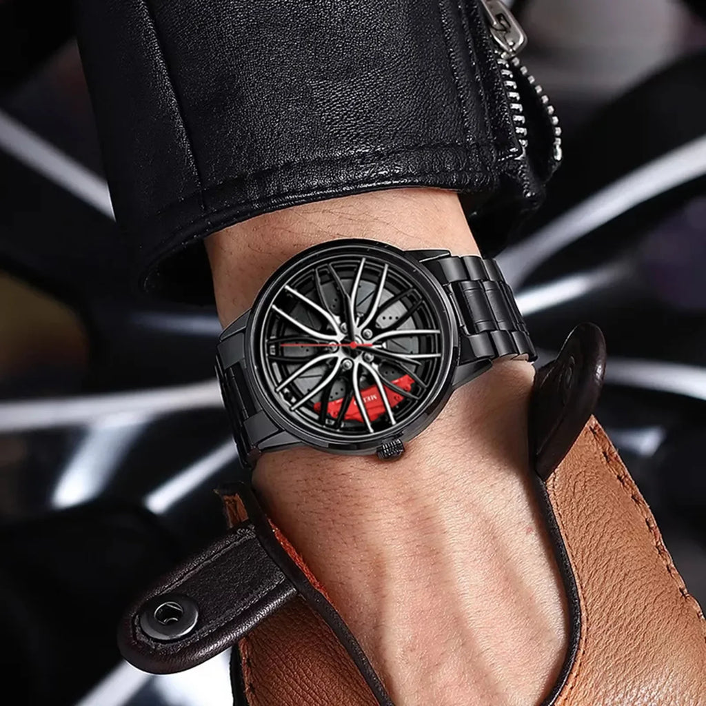 Waterproof Stainless-Steel Quartz Wristwatch for Men