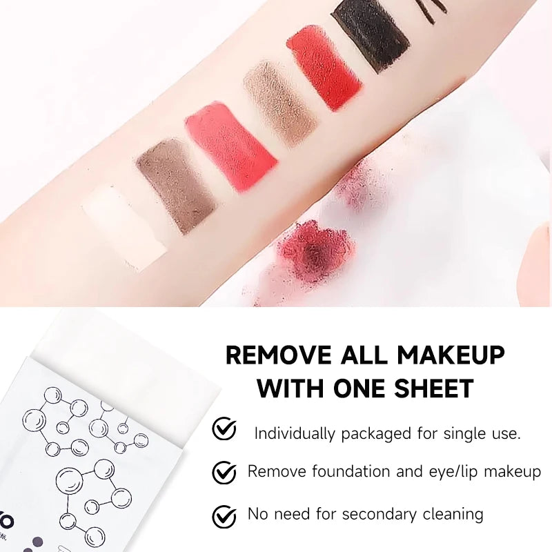 Makeup Remover Wipes – Individually Packaged, 30 Pack