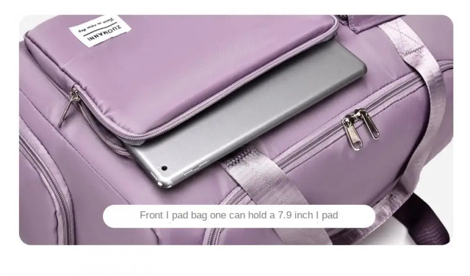 Duffle Bag with Shoe Compartment