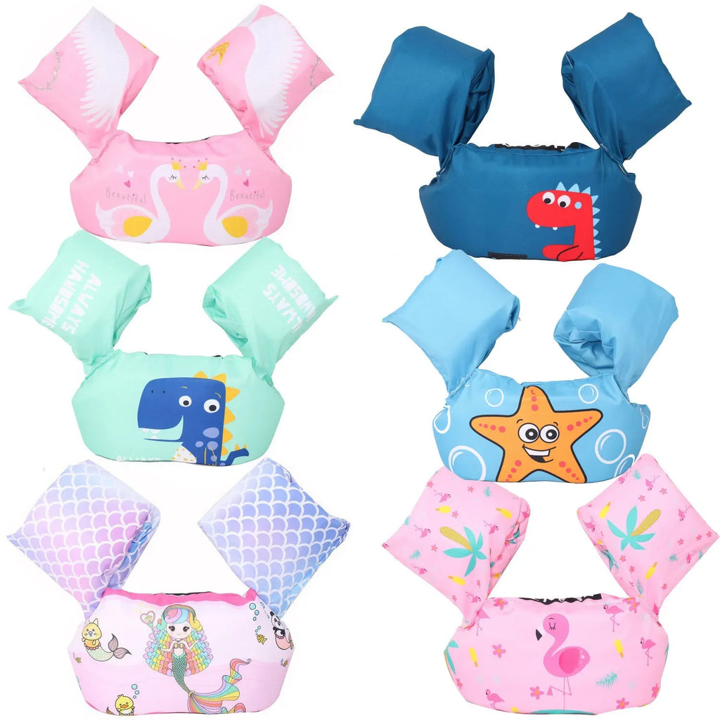 Kids Cartoon Pool Float Armband - Life Jacket