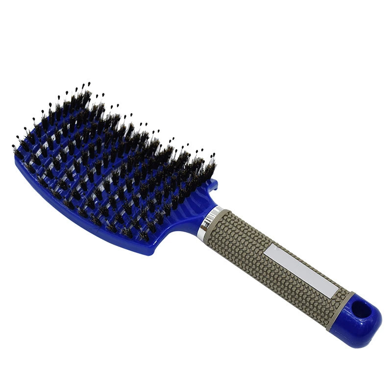 Nylon Bristle Hairbrush – Detangling & Smoothing Brush for All Hair Types