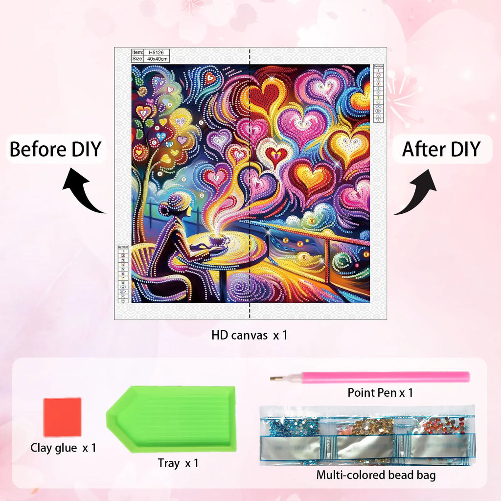 Diamond Art Painting Kit - DIY Gem Craft Set