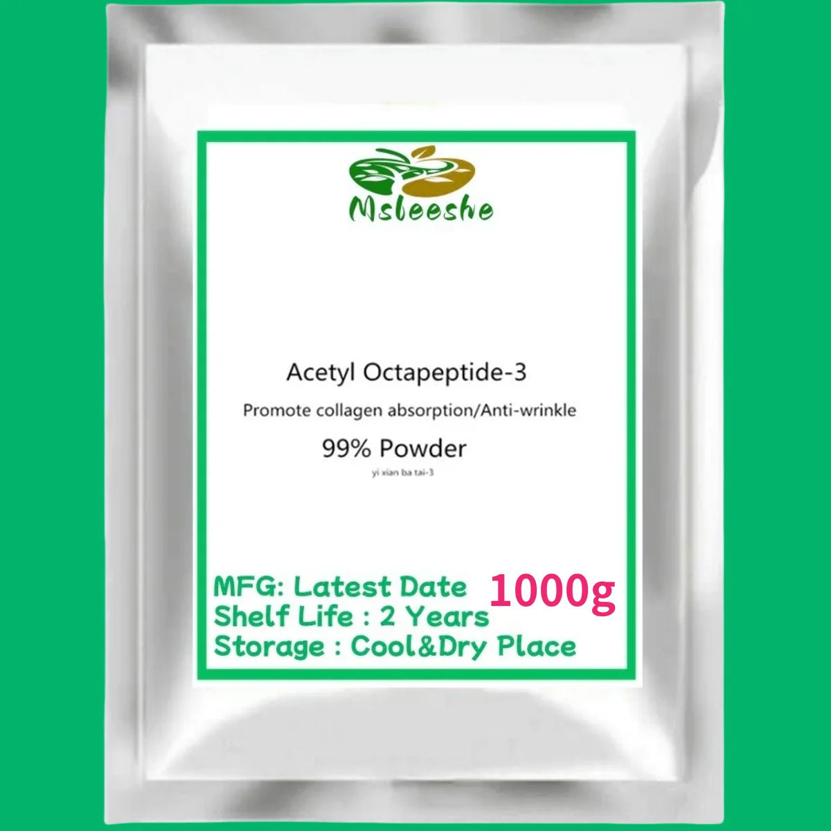 SNAP-8 Acetyl Octapeptide-3 Powder - Anti-Wrinkle & Collagen Support