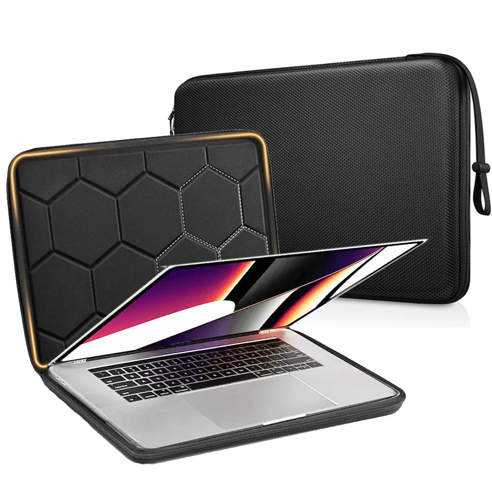 Shockproof Waterproof Laptop Sleeve Bag – EVA Protective Case, 13–15.6 Inch