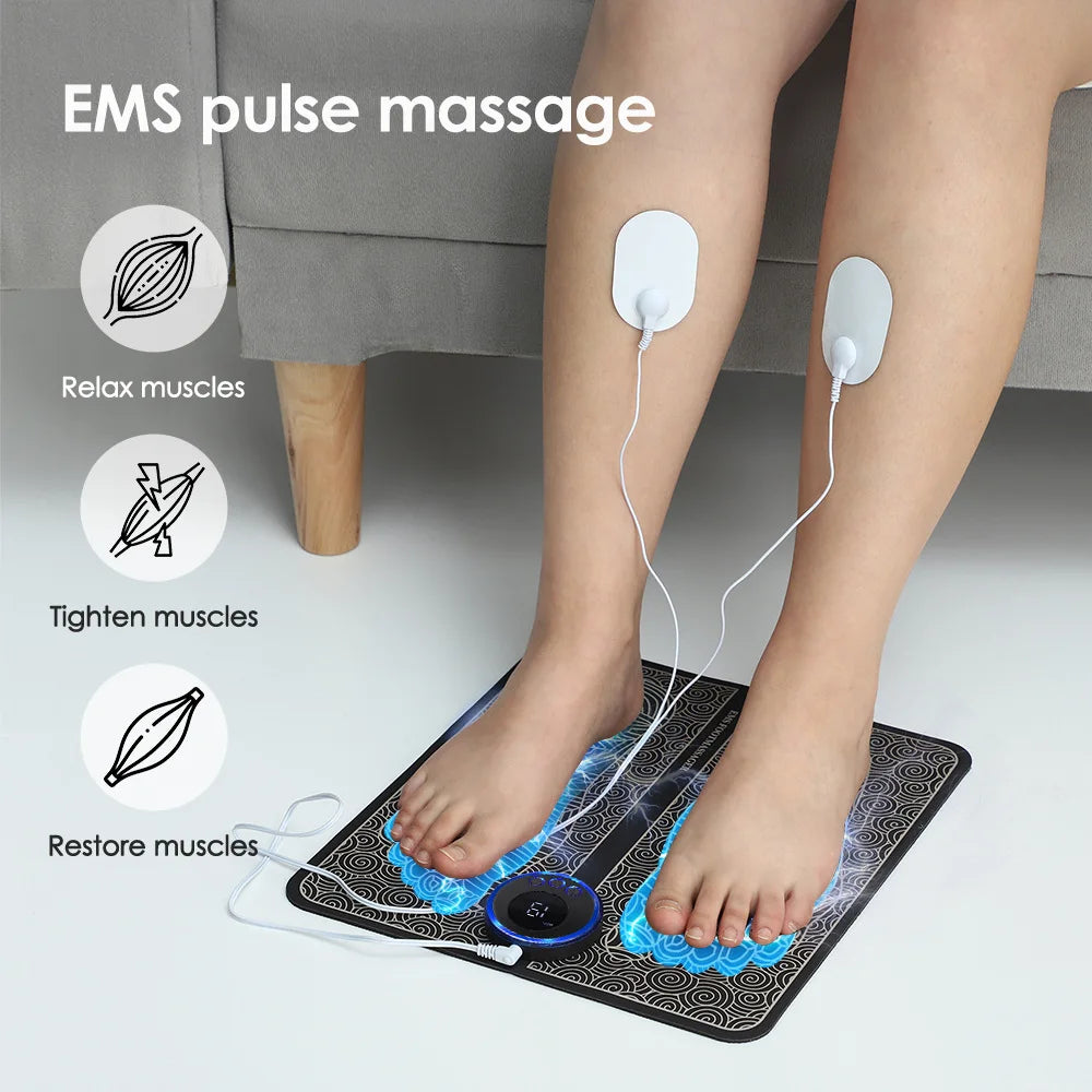 EMS Feet Acupoints - Massage Muscle Stimulation - Improve Blood Circulation