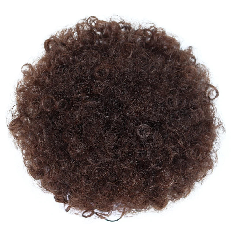 Brazilian Afro Puff Drawstring Ponytail Extension – Natural Hair