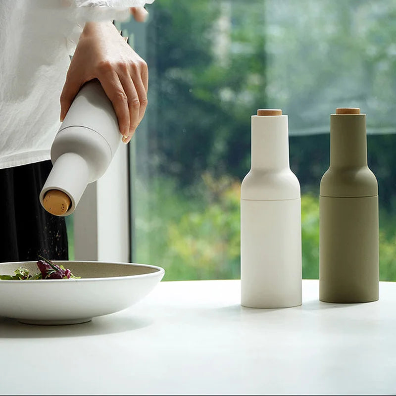 Electric Salt & Pepper Grinder Set – USB Rechargeable