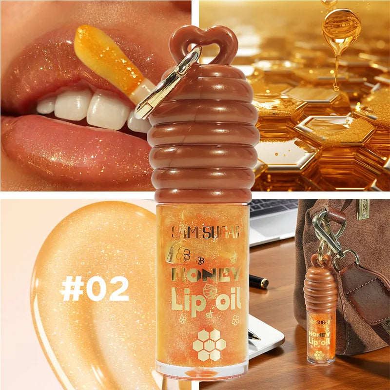 Honey Lip Balm - Longlasting Moisturizing With Transparent Pearlescent