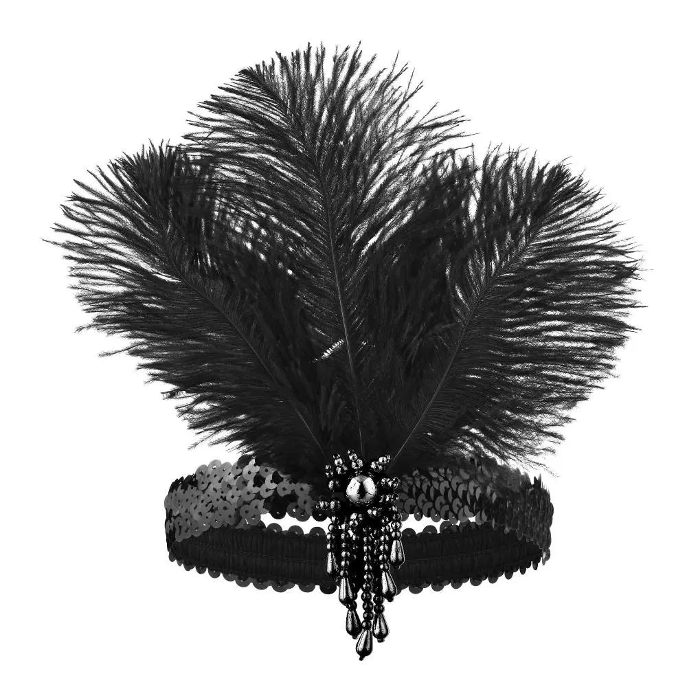 Black Diamond Masquerade Hair Band