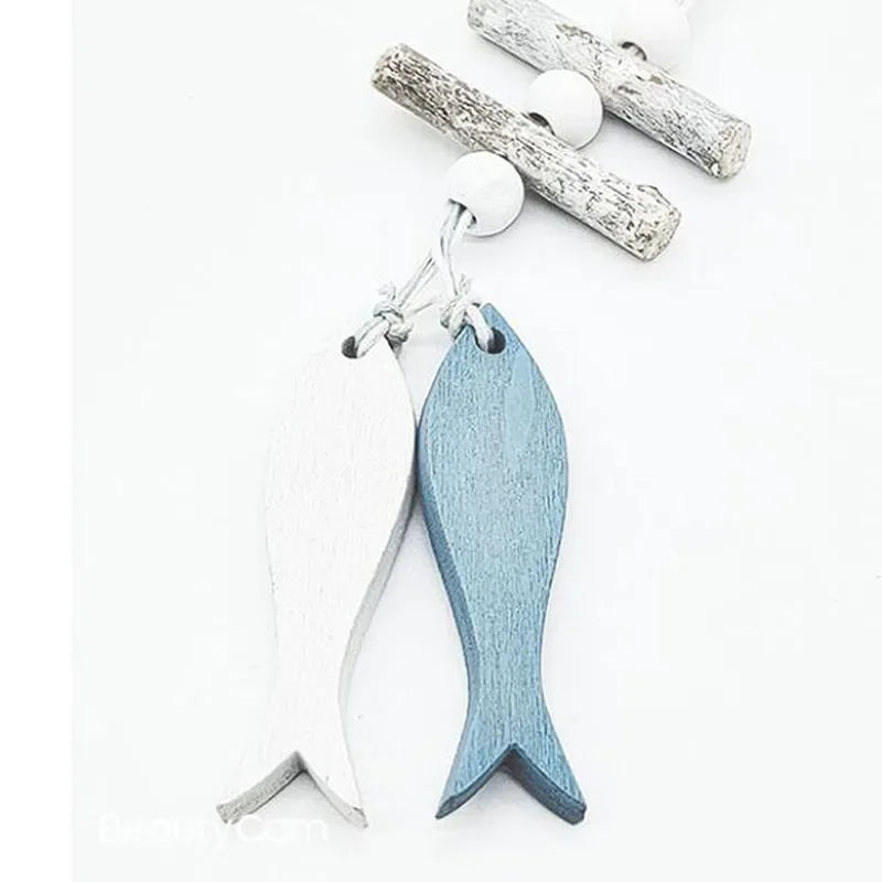 Marine Style Wooden Pendant – Nautical Wall Hanging Décor