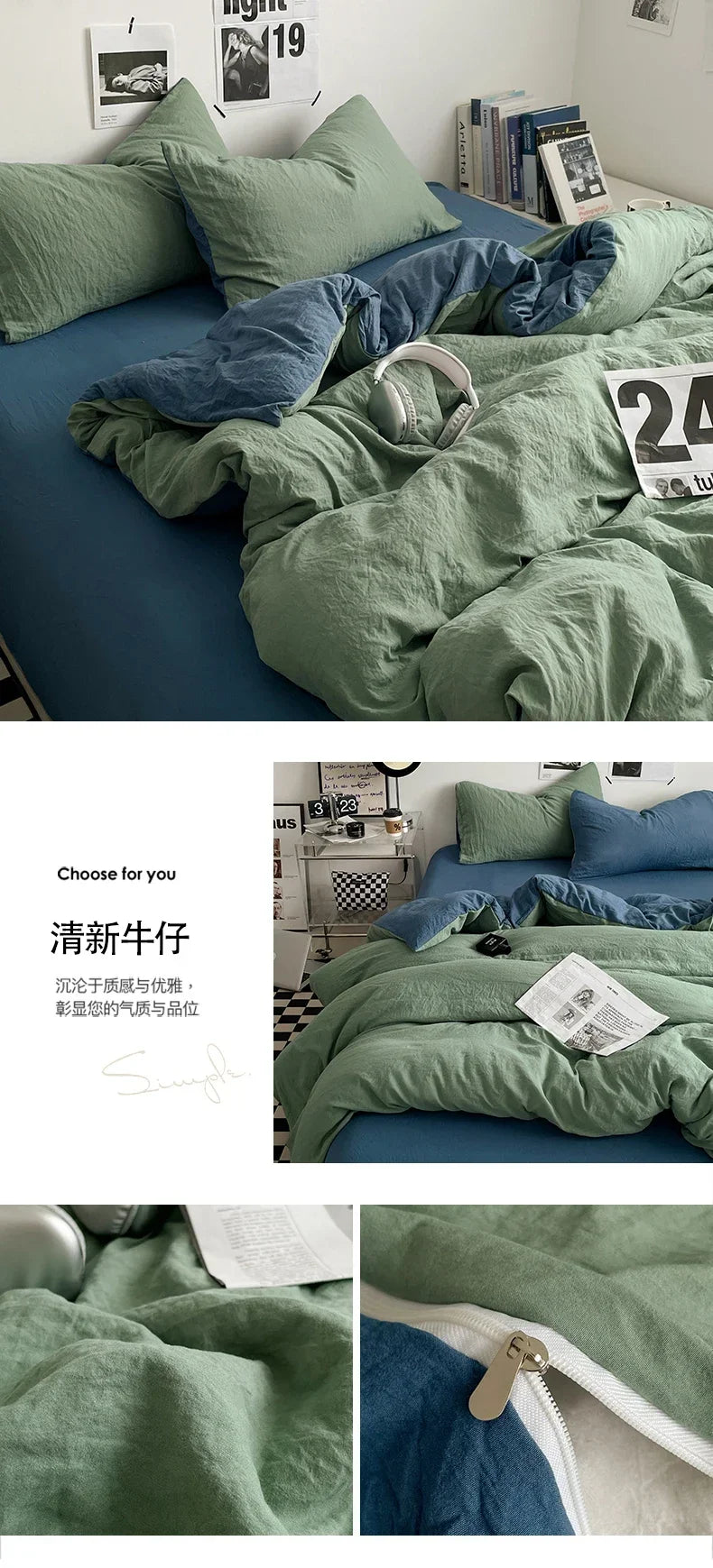 Duvet Cover with pillowcases and sheet