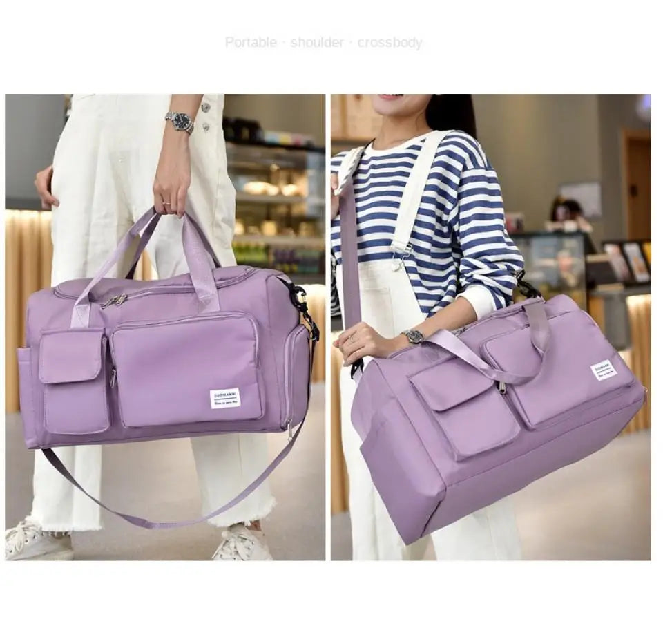 Duffle Bag with Shoe Compartment