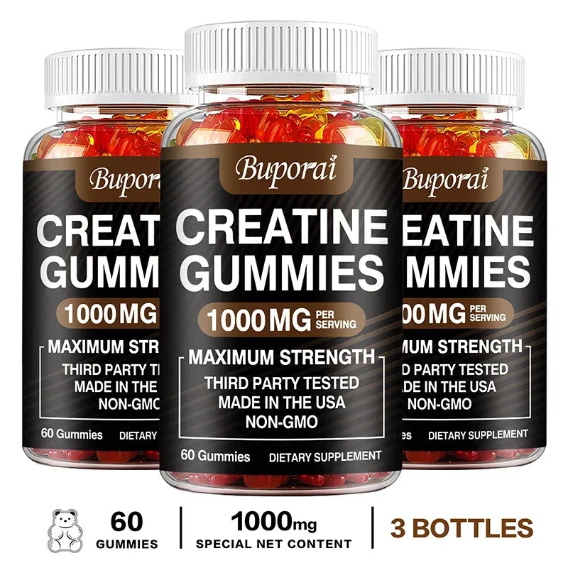 Creatine Monohydrate Gummies - Energy & Muscle Building