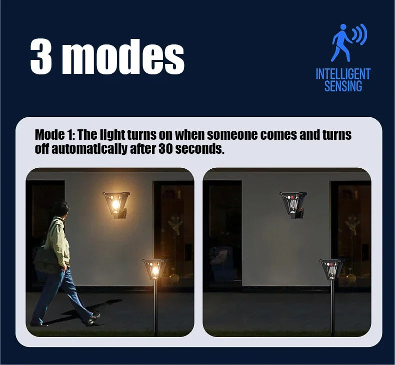 Waterproof Outdoor Solar LED Motion Sensor Light