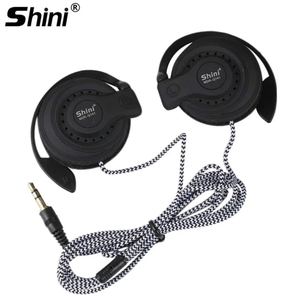 Sweatproof Ear Hook Earphones with Super Bass & Noise Cancelling