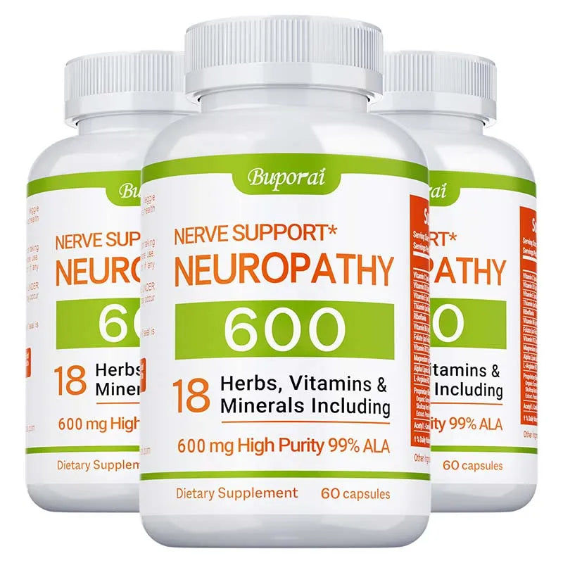 Neuropathy Support Supplement 600mg - Nerve, Brain & Energy Health