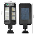 Solar Street Lights Outdoor Waterproof - Motion Sensor LED Lamp with 3 Lighting Mode