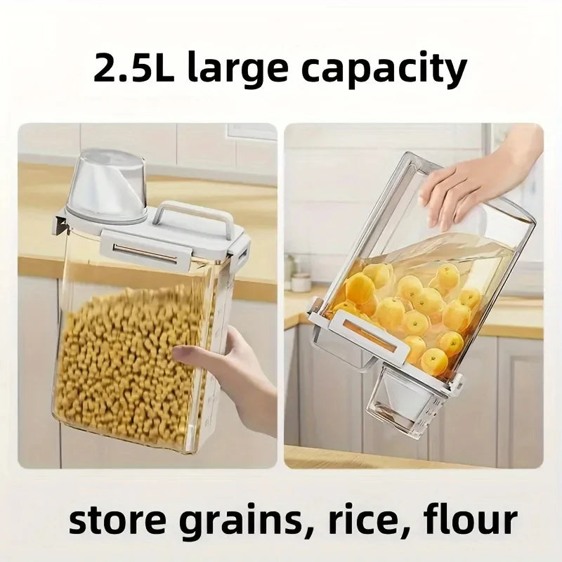 Airtight Dry Food Storage Container with Lid – BPA-Free, Pantry Organiser