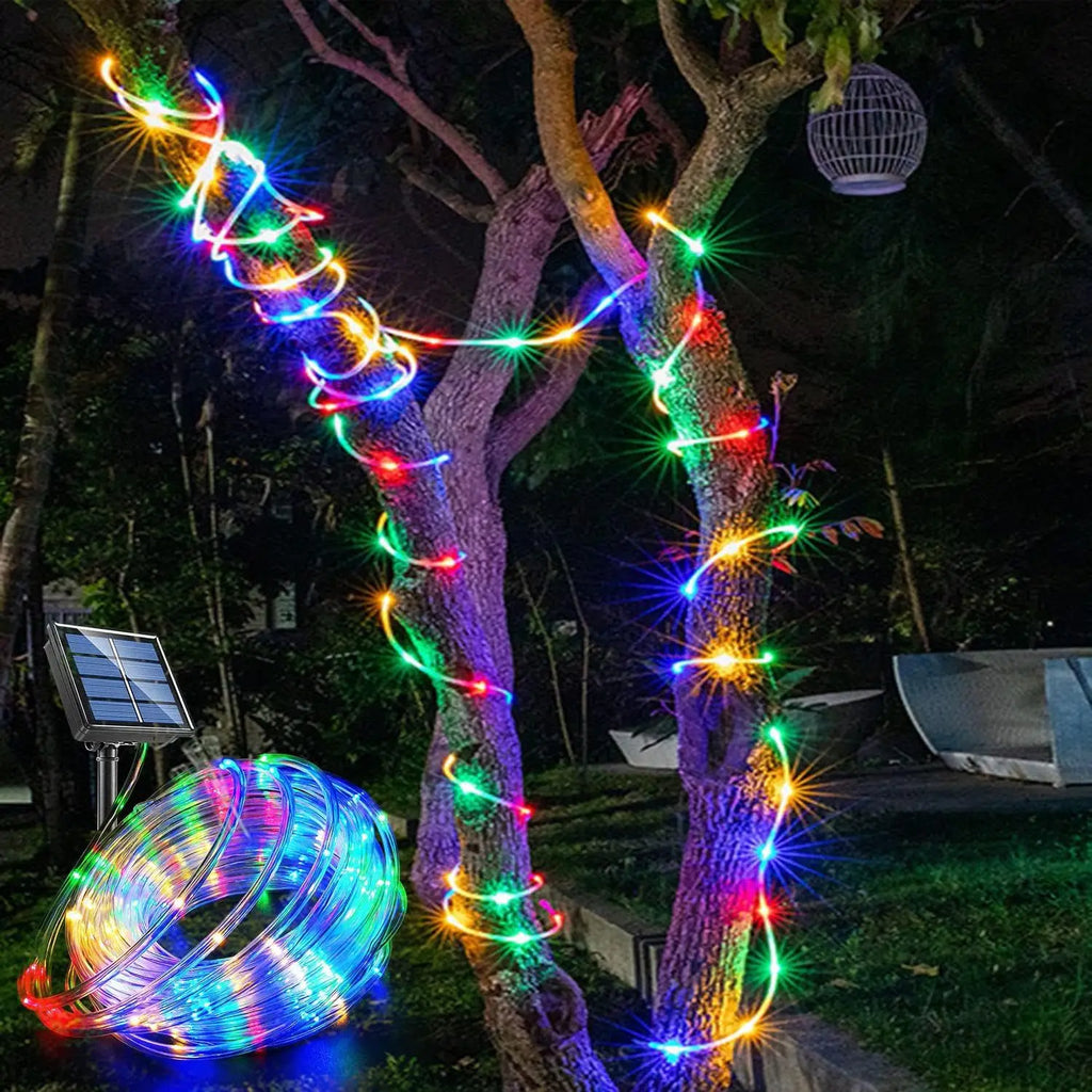 Waterproof Outdoor Solar LED String Lights