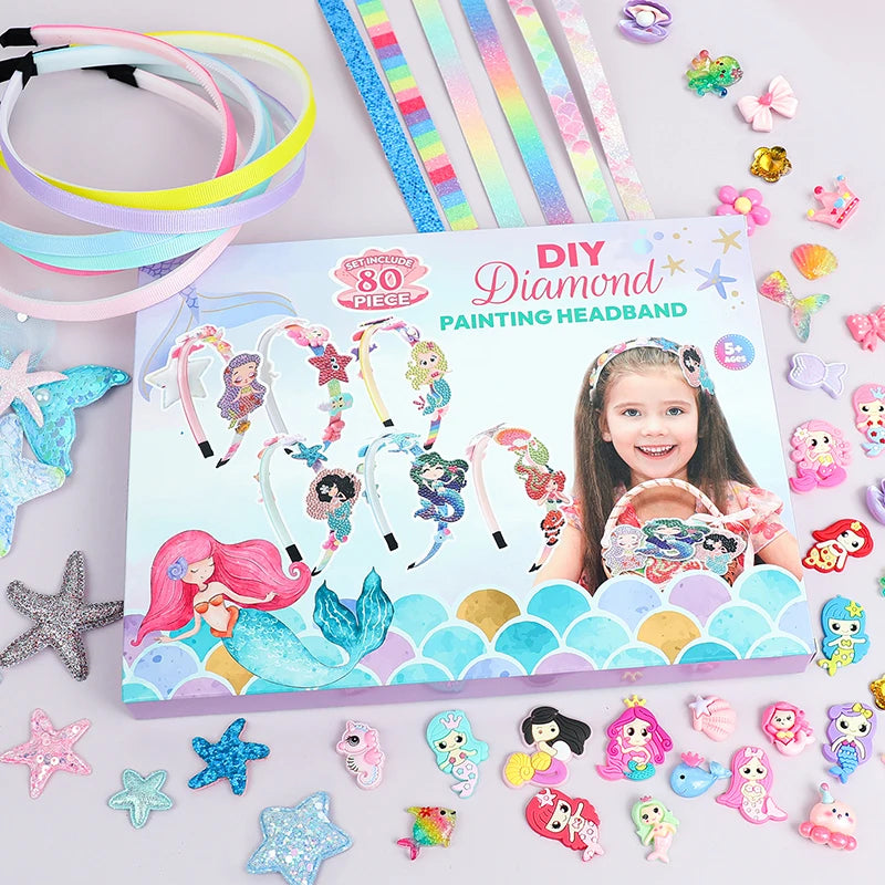 Girls Headband Making Kit – DIY Arts & Crafts Set