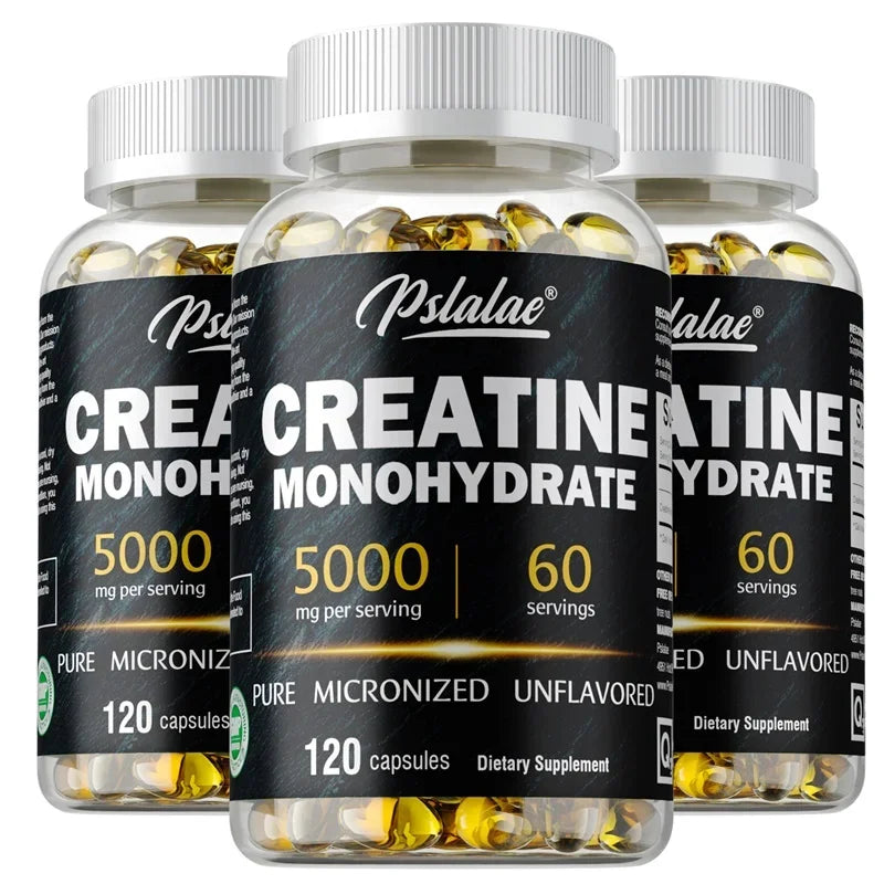 Creatine Monohydrate - Vegetarian & Gluten-Free Muscle Strength Formula