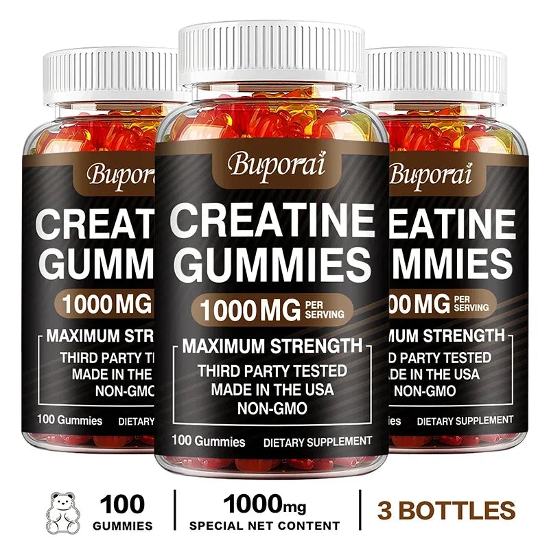 Creatine Monohydrate Gummies - Energy & Muscle Building
