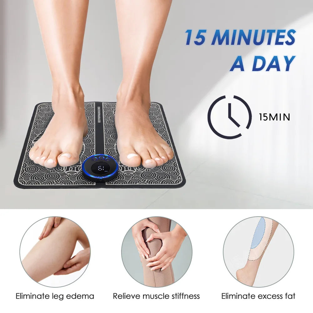 EMS Feet Acupoints - Massage Muscle Stimulation - Improve Blood Circulation
