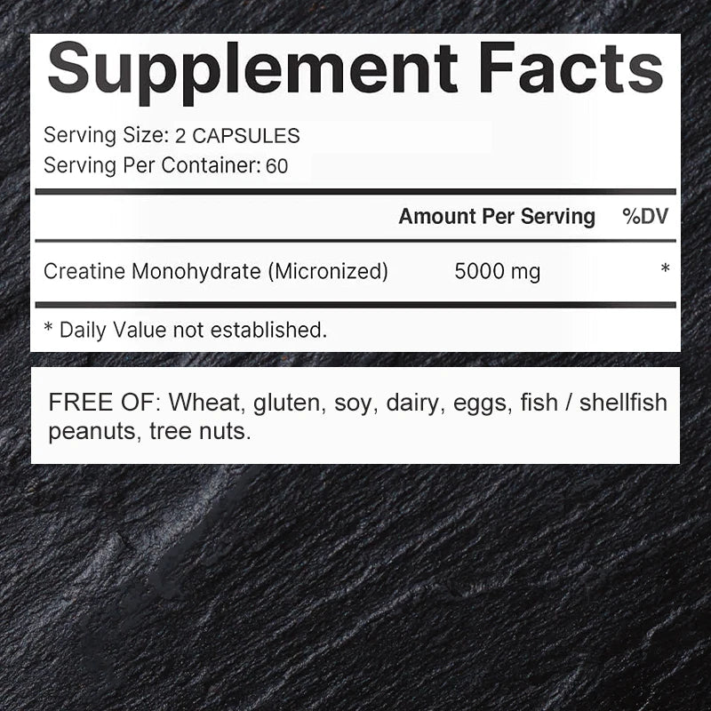 Creatine Monohydrate Powder - Strength, Endurance & Muscle Building