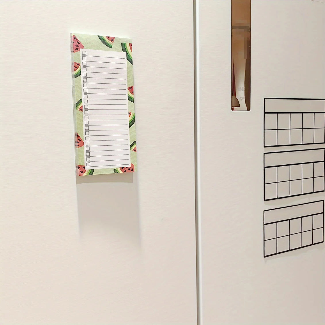 Magnetic Fridge Notepad – 50 Sheets, Grocery & To-Do List