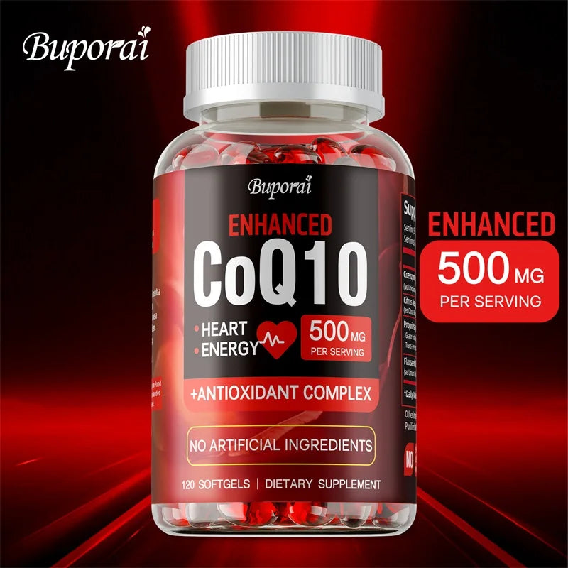CoQ10 Supplement - Heart Health, Energy & Immune Support
