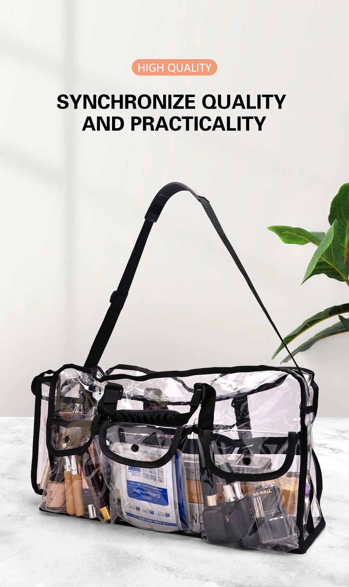 Transparent Waterproof Storage Bag – Airtight Organiser for Home & Travel