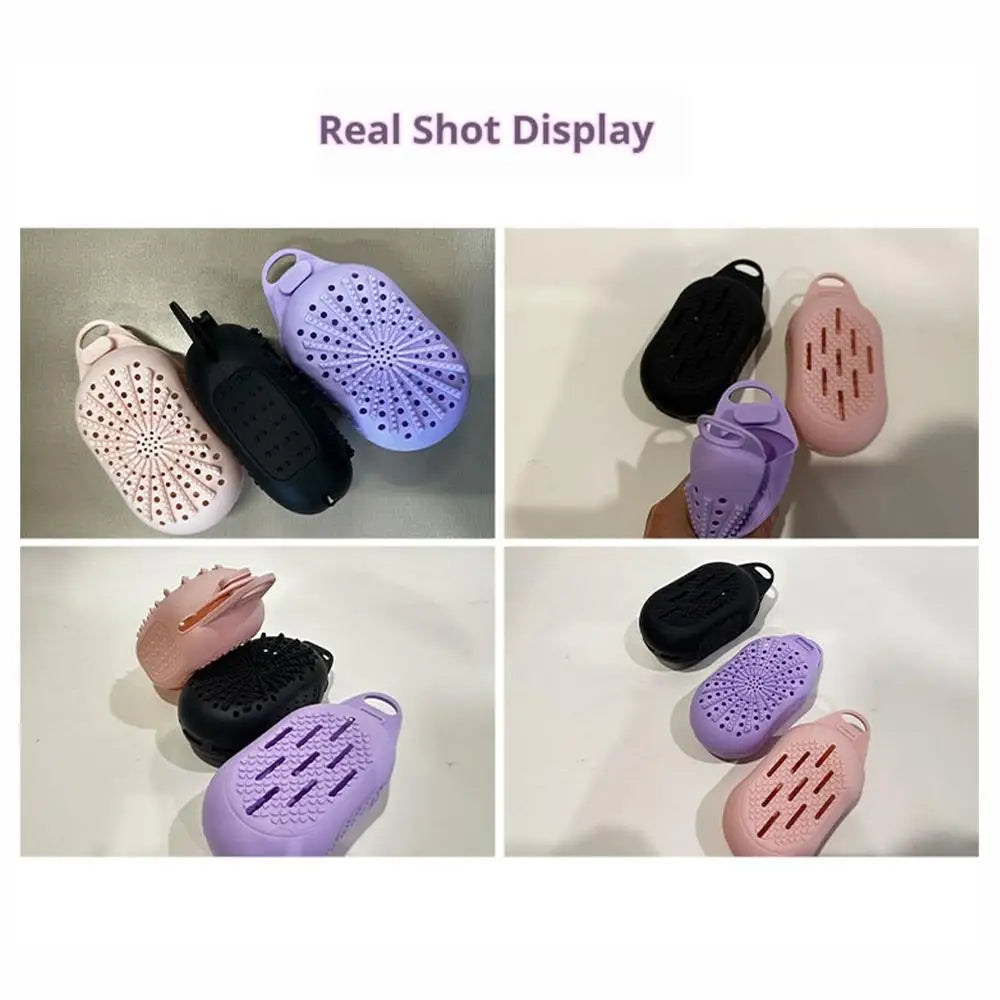 Silicone Soap Saver Bag with Rope for Exfoliating