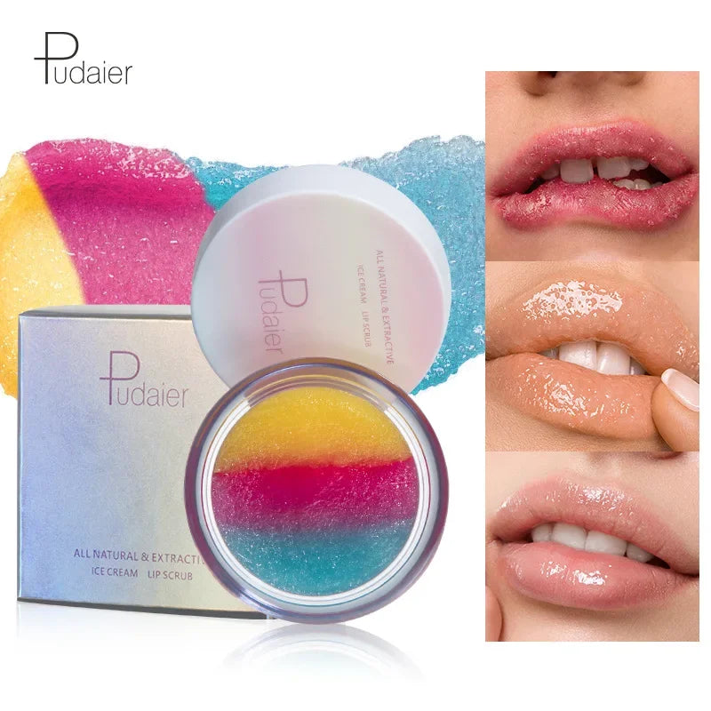 Lips Scrub, Exfoliating, Gentle Moisturizing - Lip Stick Brush