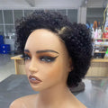 Glueless Curly Pixie Cut Human Hair Wig