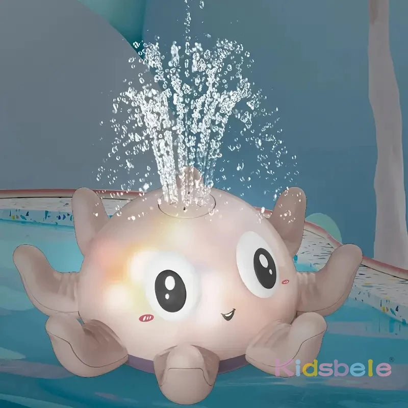 Light-Up Musical Octopus Baby Bath Spray Toy