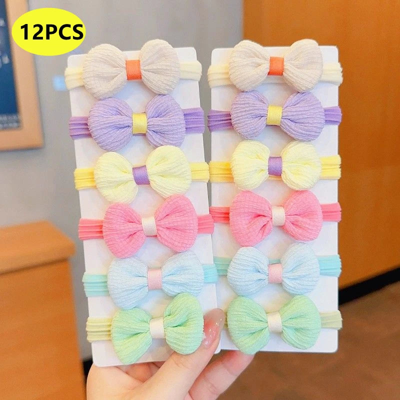 Girls Floral Elastic Hair Bands Set