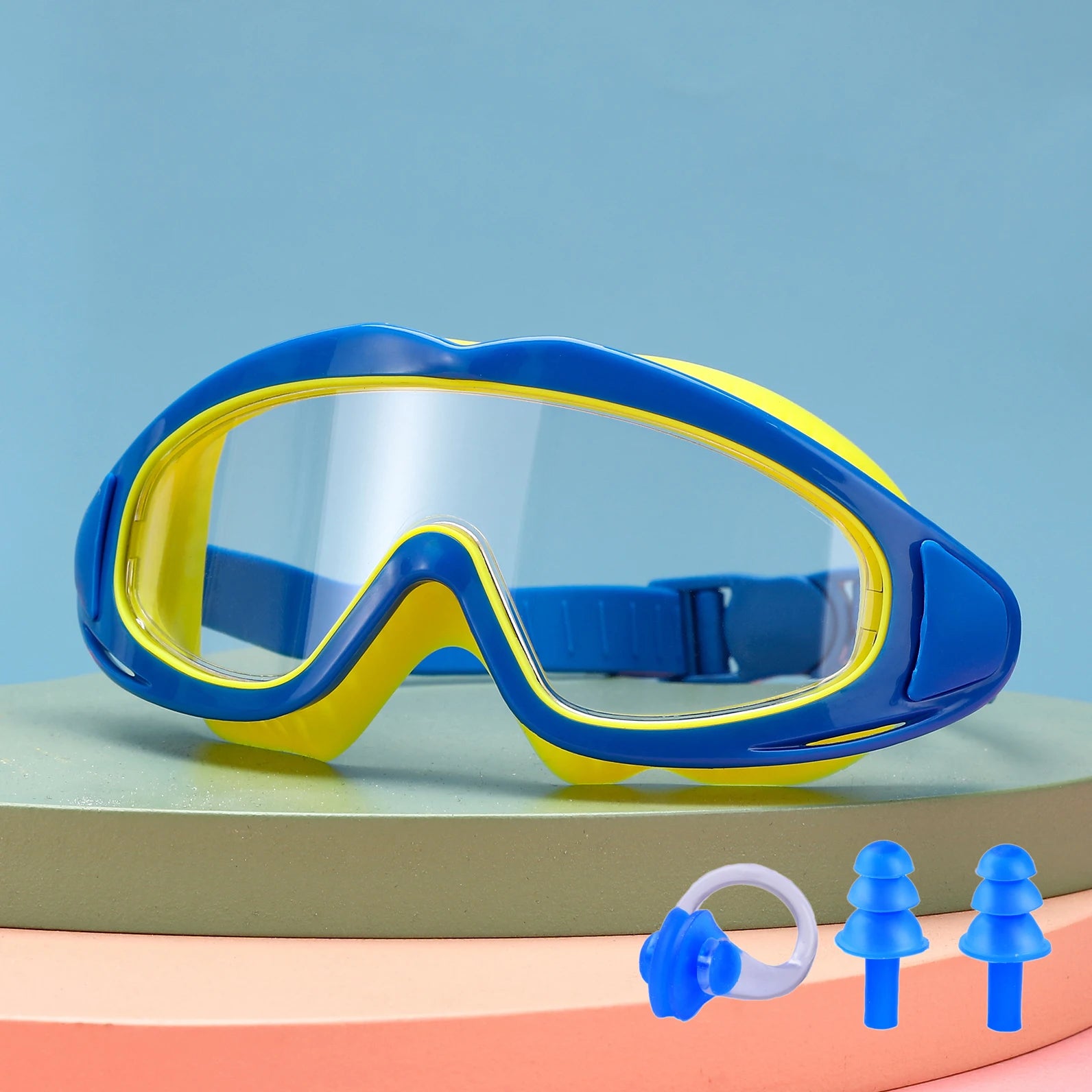 Kids Anti-Fog UV-Protection Swimming Goggles