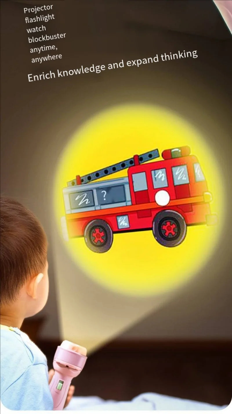 Children's Luminous Cartoon Projector – Night Light Toy