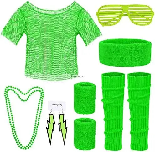 80s & 90s Retro Outfit Accessories Set