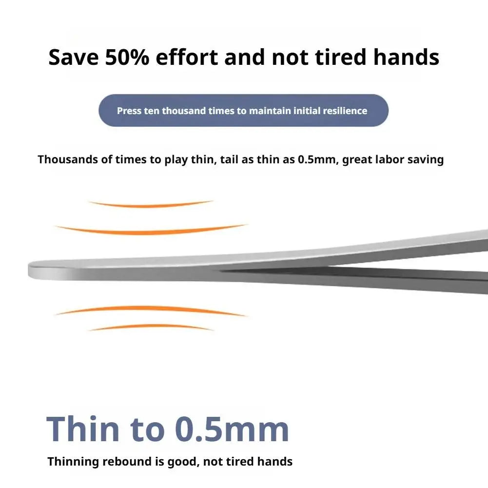 Non-Slip Stainless Steel Tweezers