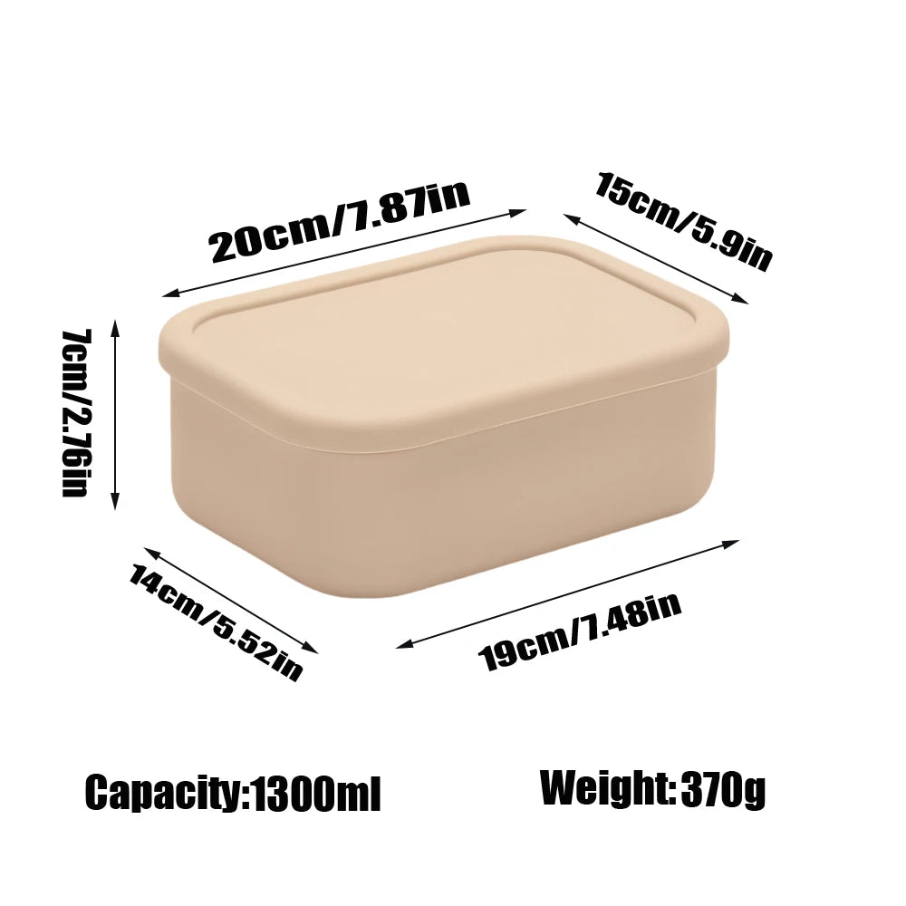 Silicone Food Storage Containers - Airtight, Microwave, Dishwasher, Freezer