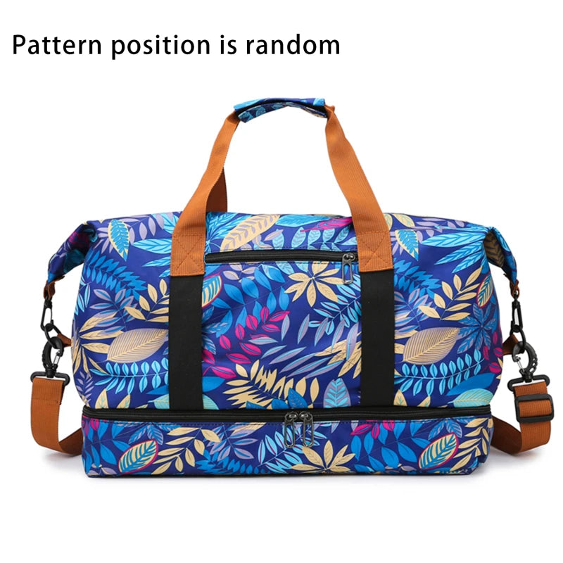 Sports Fitness Bag with Dry-Wet Separation