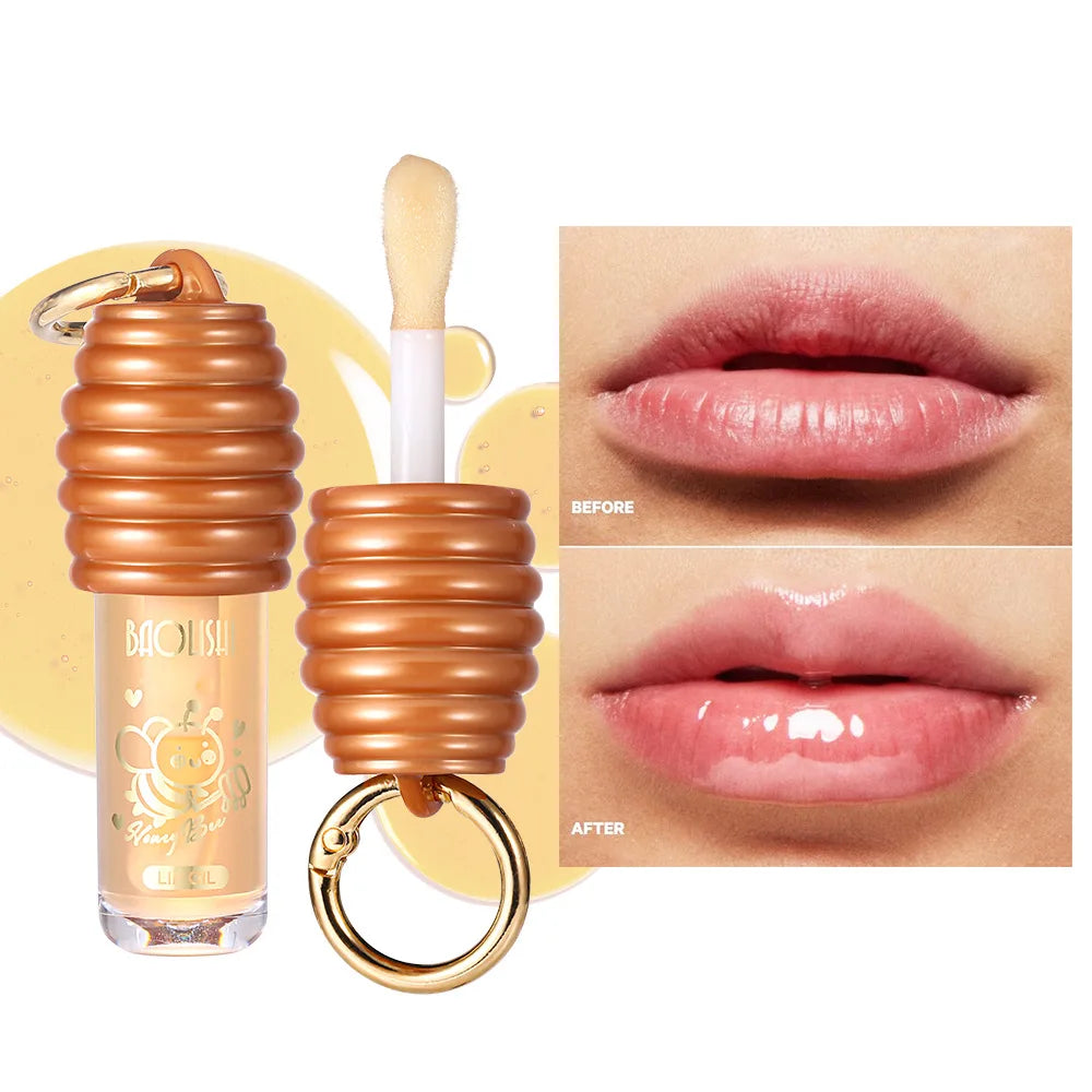 Honey Lip Balm - Longlasting Moisturizing With Transparent Pearlescent