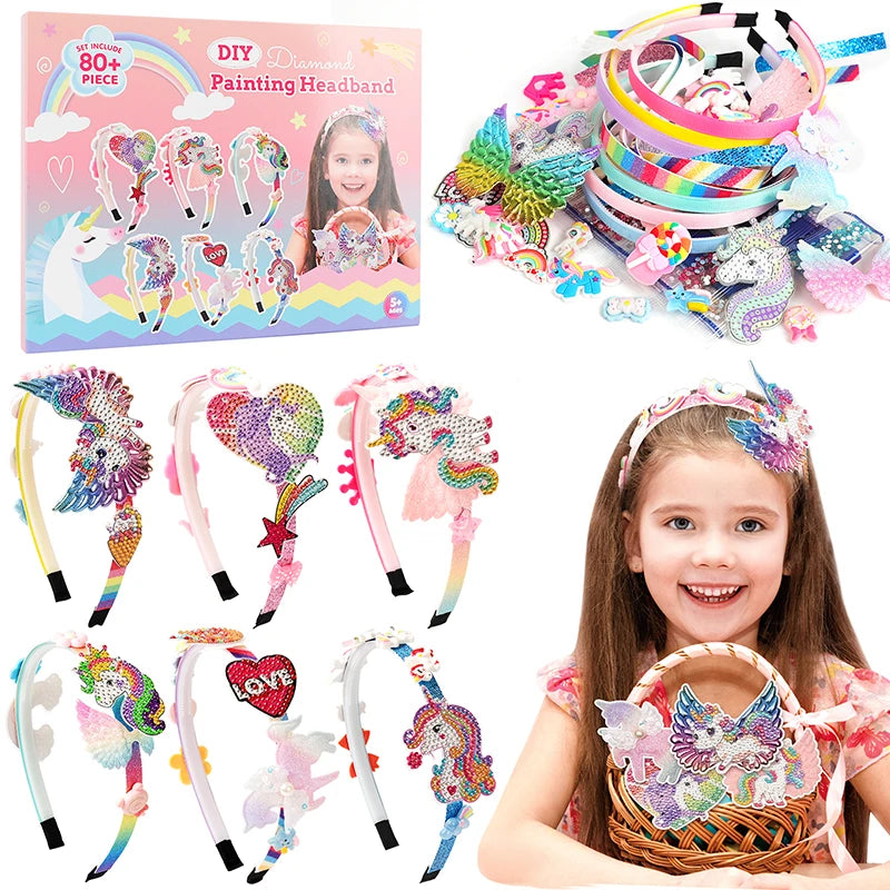 Girls Headband Making Kit – DIY Arts & Crafts Set