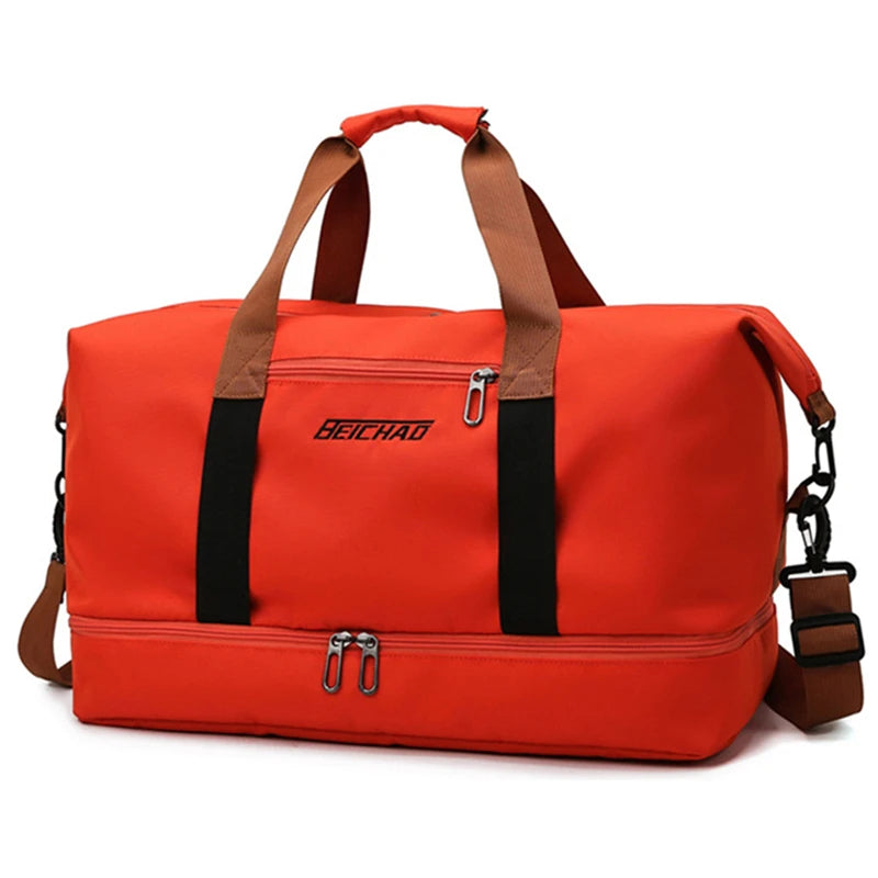 Sports Fitness Bag with Dry-Wet Separation